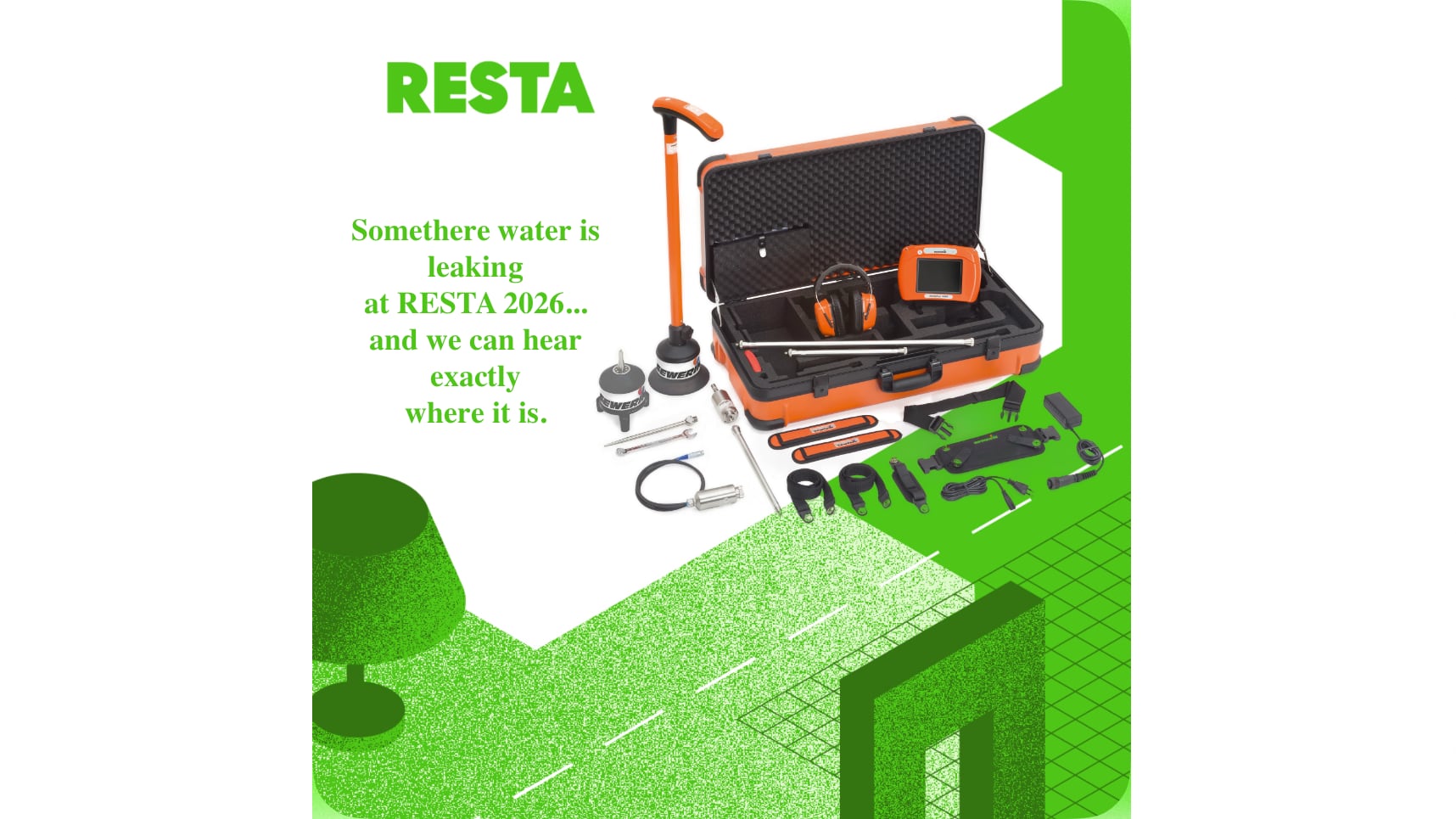 RESTA 2026 parodoje kažkur teka vanduo... ir mes galime tiksliai išgirsti, kur tai yra!