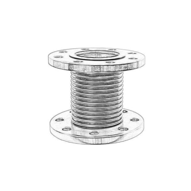 Anti-vibration coupling flange