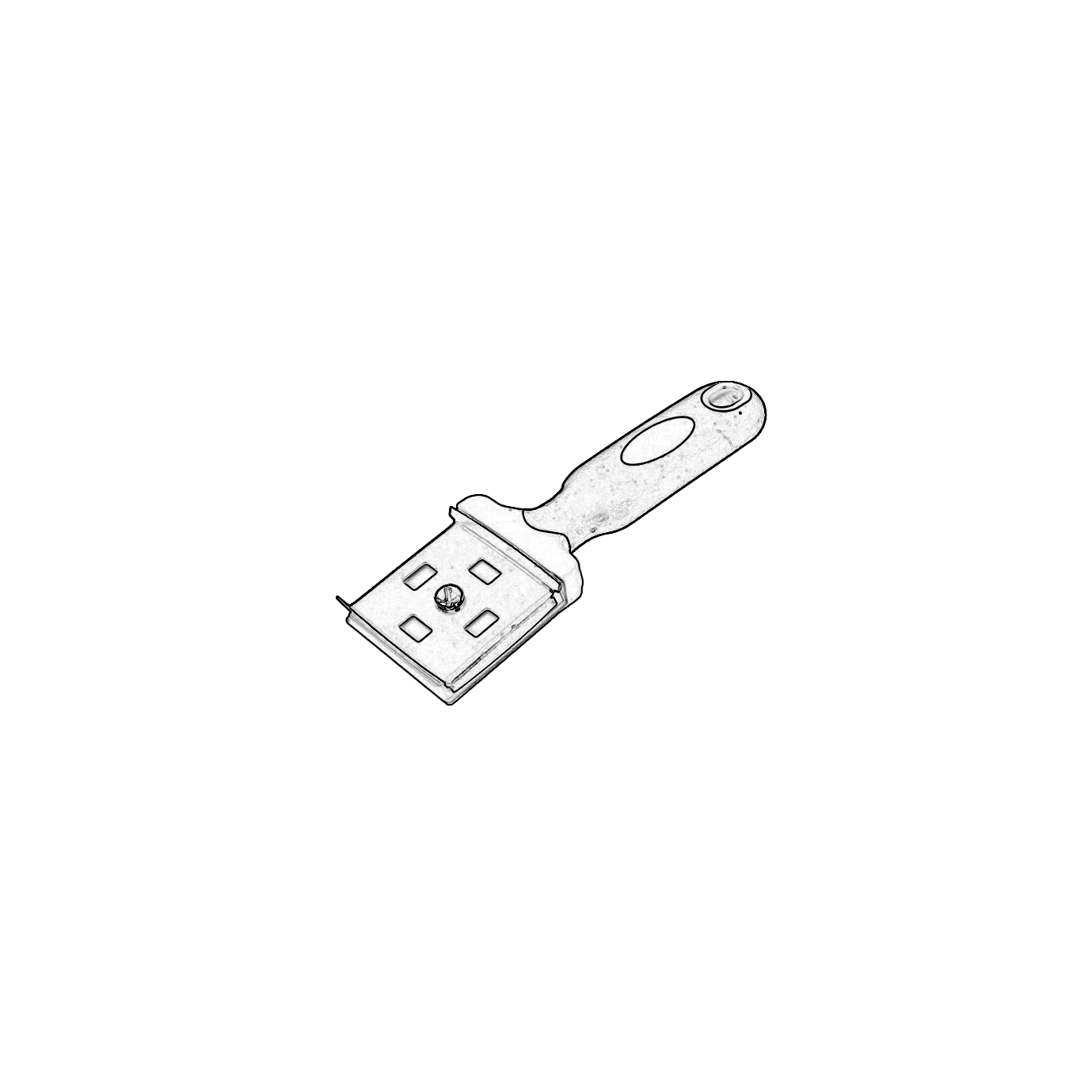 Manual razor for polyethylene pipes